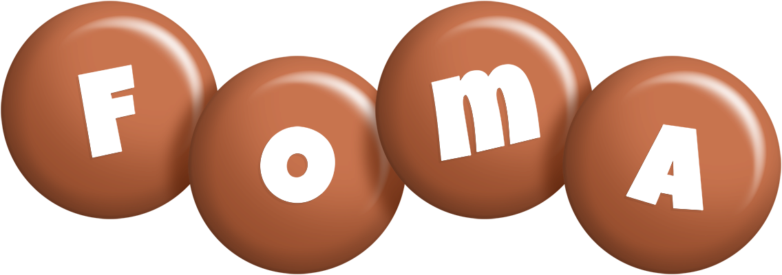 Foma candy-brown logo