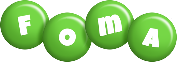 Foma candy-green logo