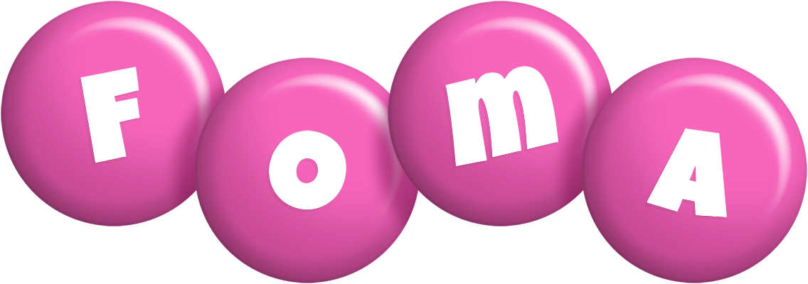 Foma candy-pink logo