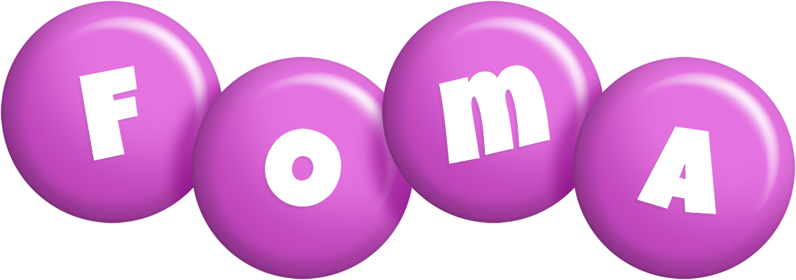Foma candy-purple logo