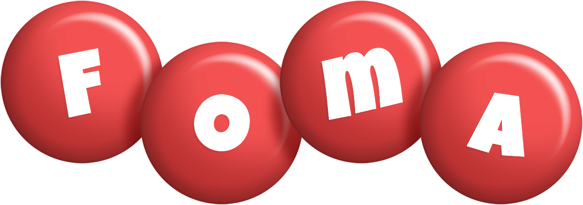 Foma candy-red logo