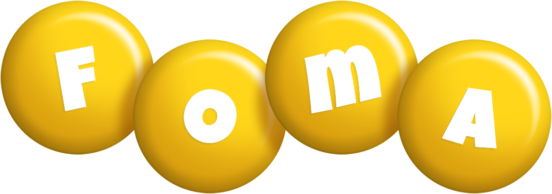 Foma candy-yellow logo