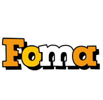 Foma cartoon logo