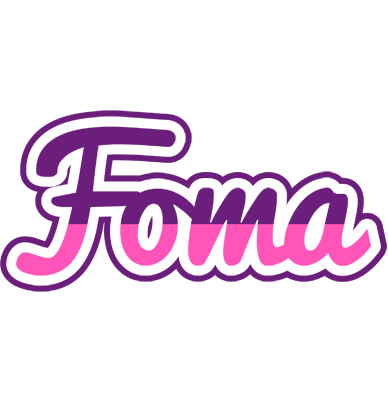 Foma cheerful logo