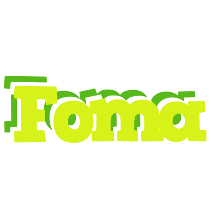 Foma citrus logo