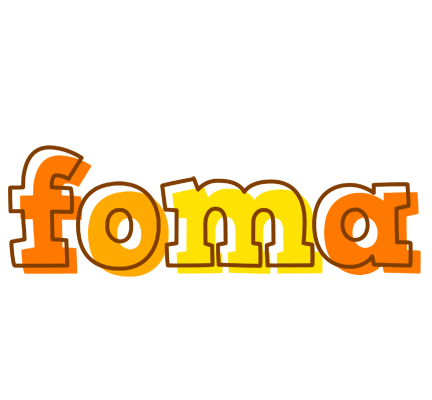 Foma desert logo