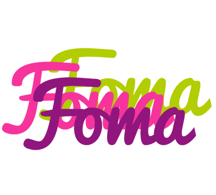 Foma flowers logo
