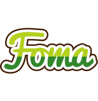 Foma golfing logo