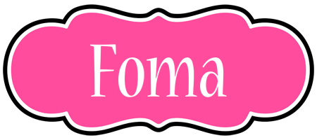 Foma invitation logo