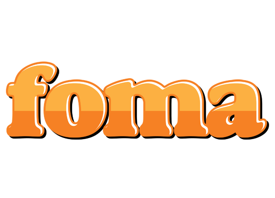 Foma orange logo