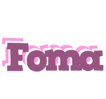 Foma relaxing logo