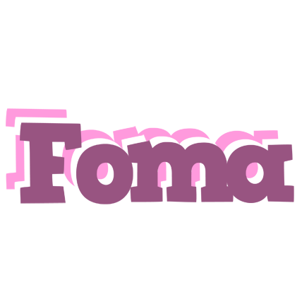 Foma relaxing logo