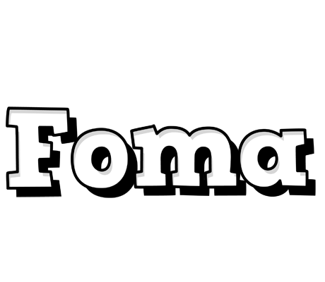 Foma snowing logo