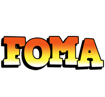 Foma sunset logo