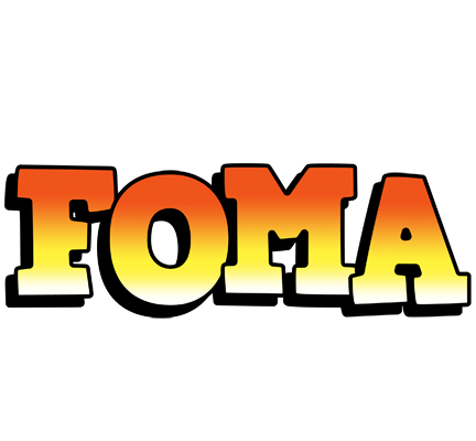 Foma sunset logo