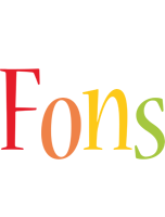 Fons birthday logo