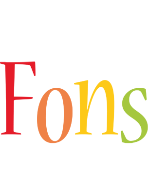 Fons birthday logo