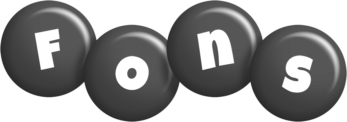 Fons candy-black logo