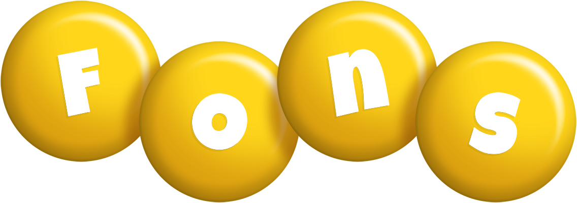 Fons candy-yellow logo
