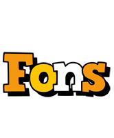 Fons cartoon logo