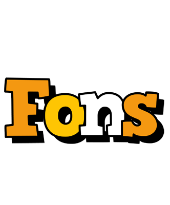 Fons cartoon logo