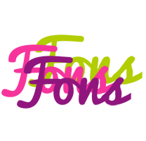 Fons flowers logo