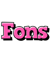 Fons girlish logo