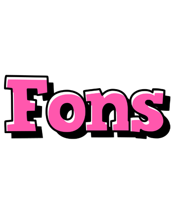Fons girlish logo