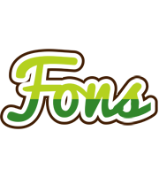 Fons golfing logo