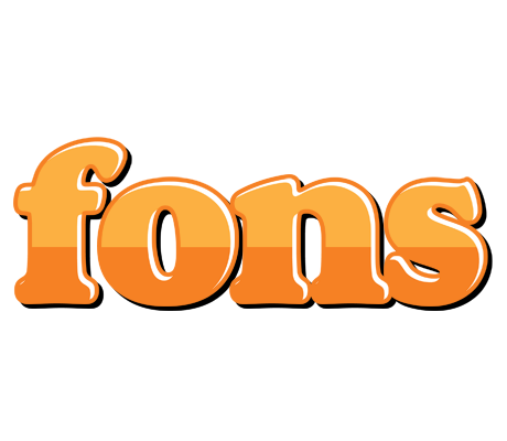 Fons orange logo