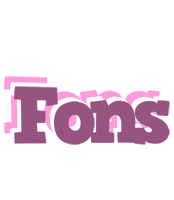 Fons relaxing logo