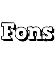 Fons snowing logo