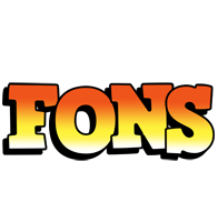 Fons sunset logo