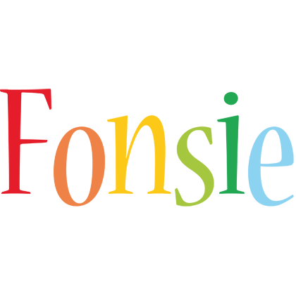 Fonsie birthday logo