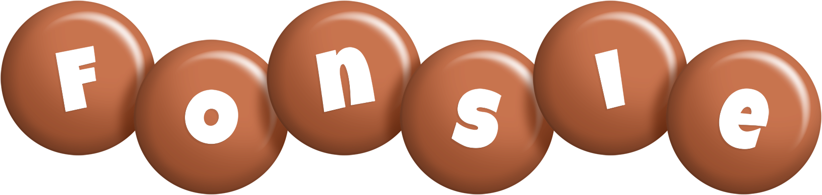 Fonsie candy-brown logo