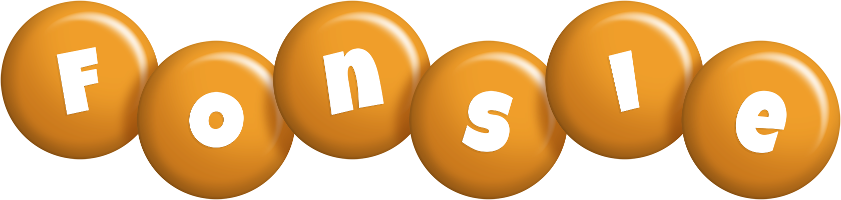 Fonsie candy-orange logo