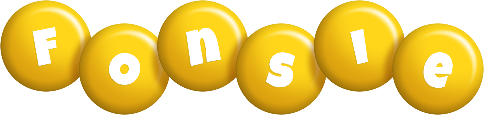 Fonsie candy-yellow logo