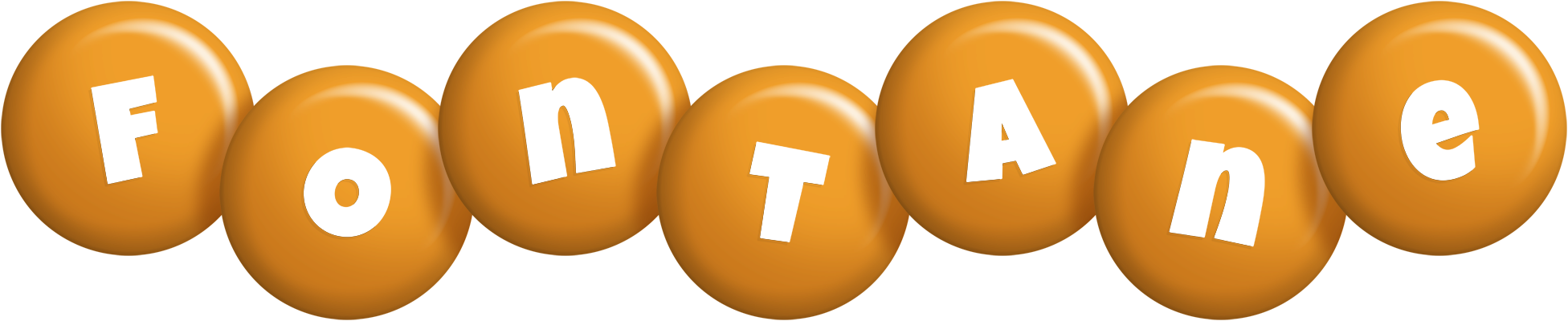 Fontane candy-orange logo