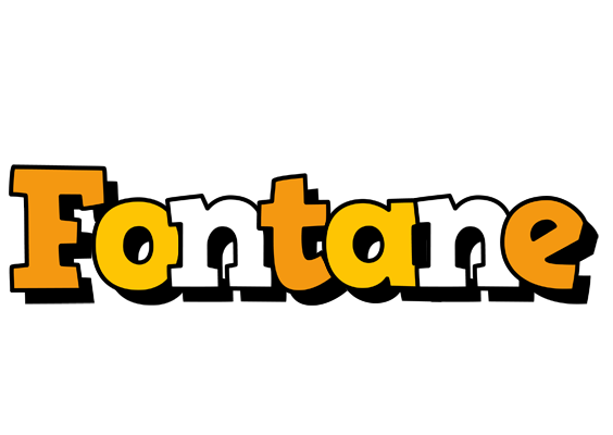 Fontane cartoon logo