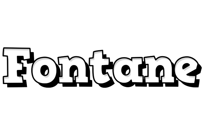 Fontane snowing logo