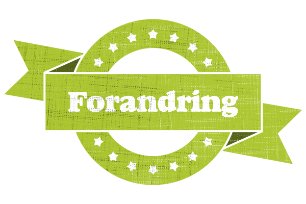 FORANDRING logo effect. Colorful text effects in various flavors. Customize your own text here: https://www.textgiraffe.com/logos/change/