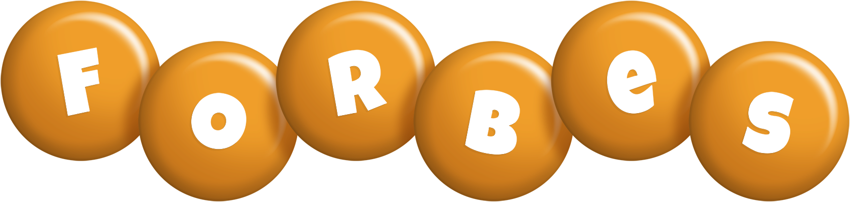 Forbes candy-orange logo