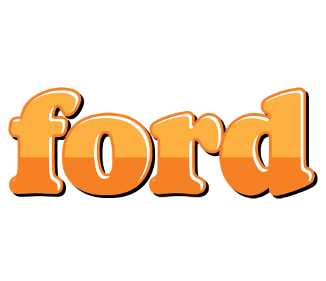 Ford orange logo