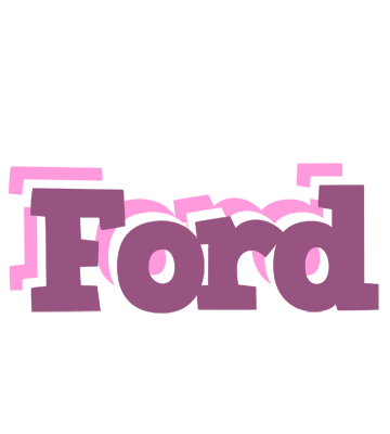Ford relaxing logo