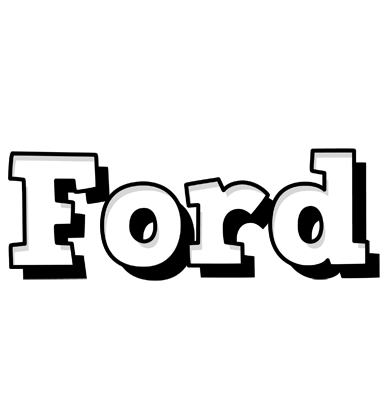 Ford snowing logo