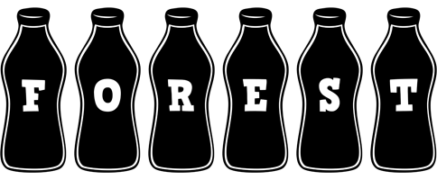 Forest bottle logo
