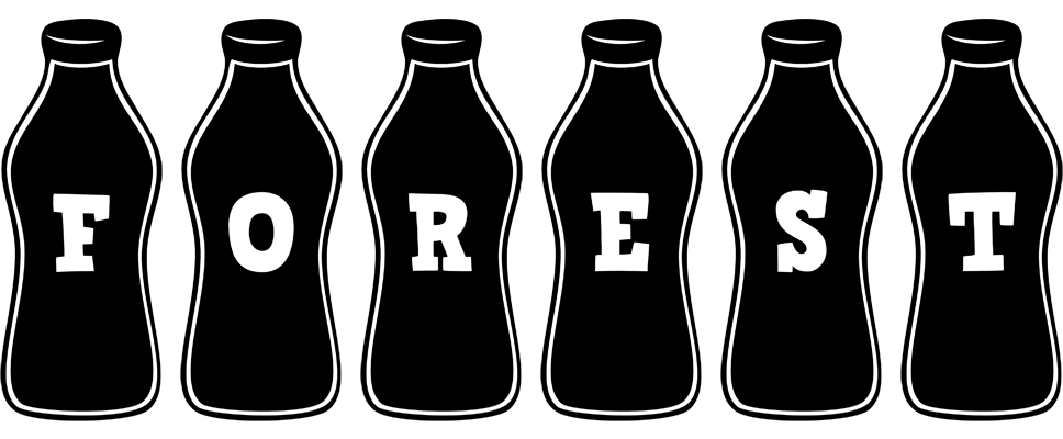 Forest bottle logo