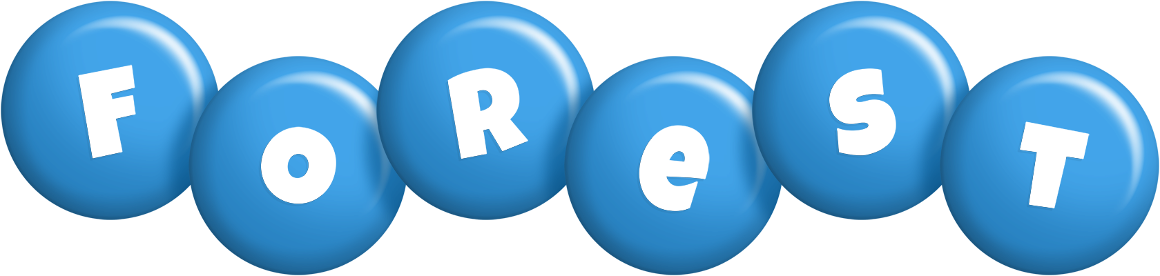Forest candy-blue logo