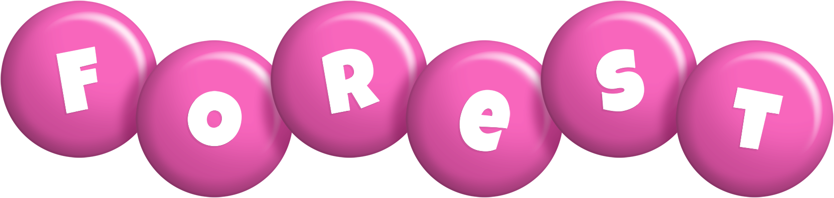 Forest candy-pink logo