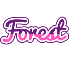 Forest cheerful logo
